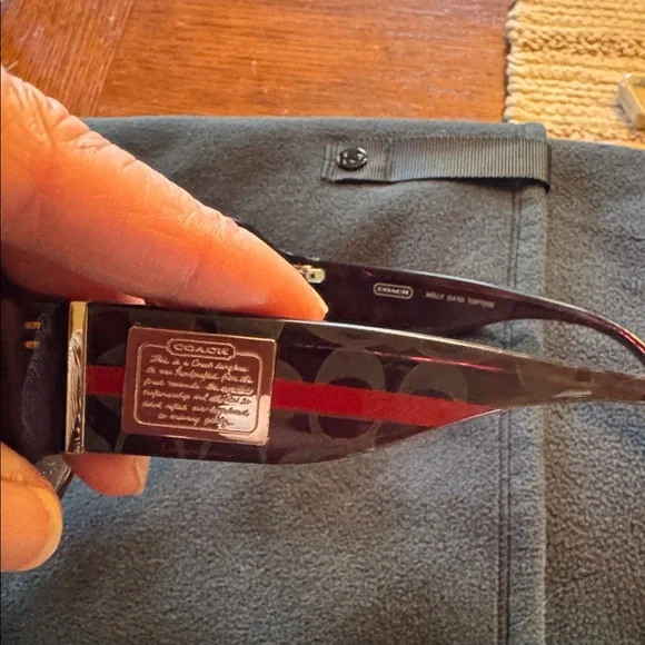 Coach Tortoise Shell Sunglasses - Picture 2 of 4
